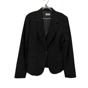 Vintage Pinstripe Blazer Womens Old Money Tailored Capsule Office